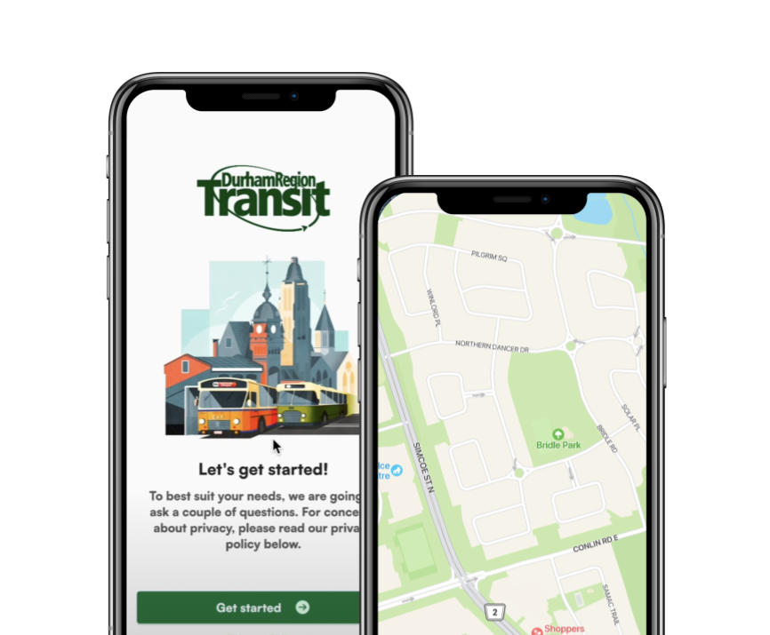 transit app screenshot